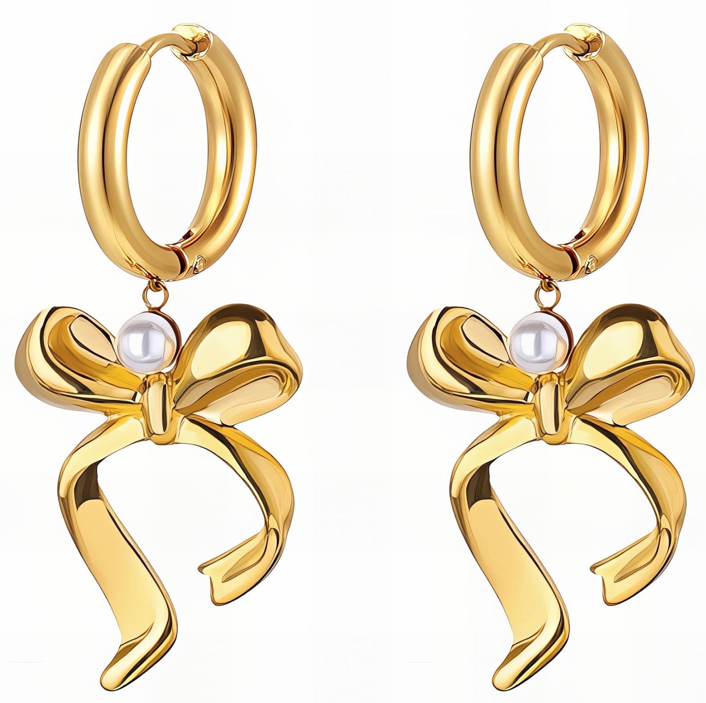 La Belle Bow Hoops